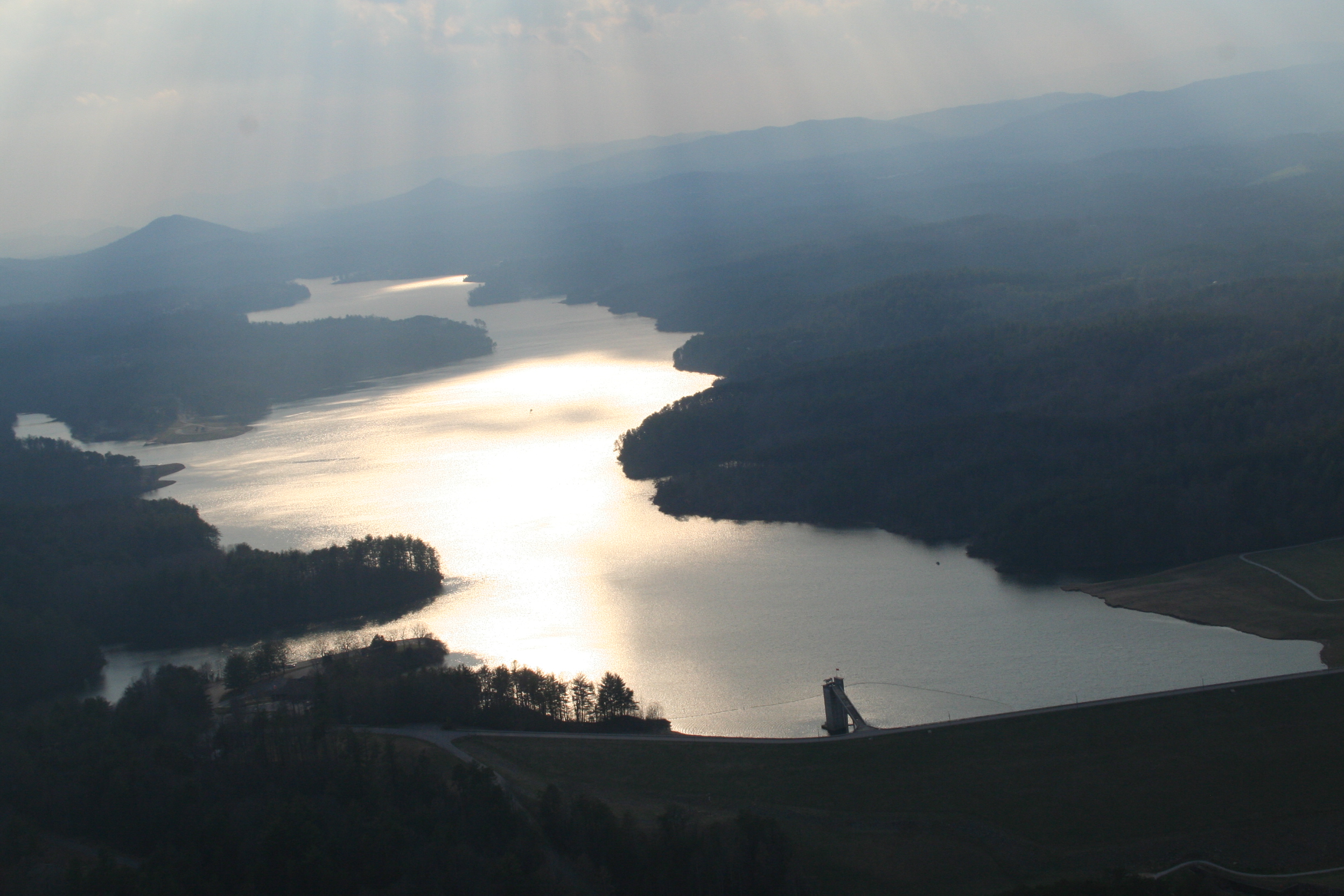 File:W Kerr Scott Reservoir and Dam aerial photo.jpg - Wikimedia Commons